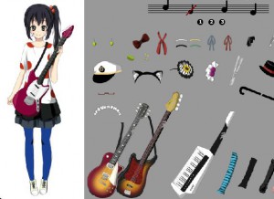 けいおん！着せ替えゲーム