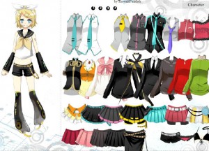 ボーカロイド着せ替えゲーム 2