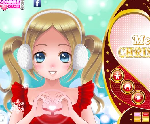 アニメクリスマス メイクオーバー