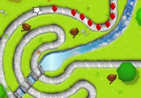 サルが風船を割っていく防衛ゲーム Bloons TD 5