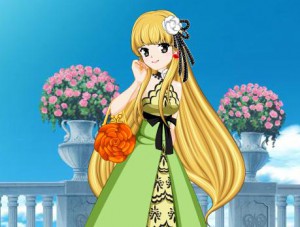 Anime Flower Princess