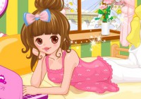 Cute Pyjamas Girl Dress Up