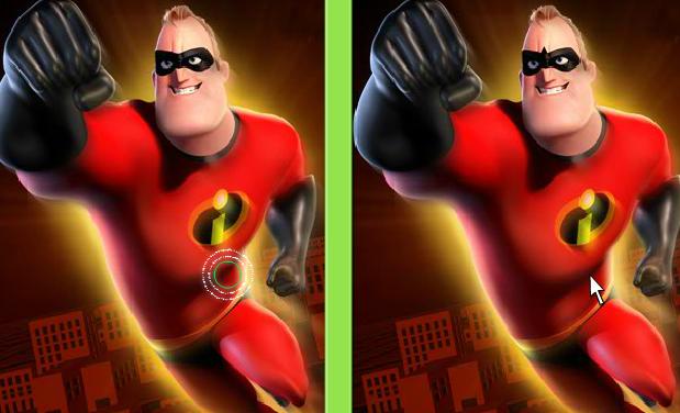 The Incredibles Spot The Difference