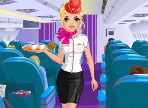 Pilot Vs Stewardess Dress Up Game