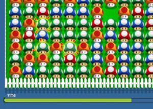 Mario Eats Mushrooms