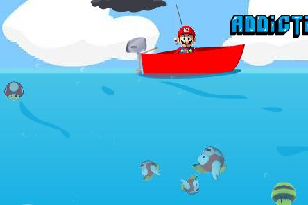 Mario Mushroom Fishing