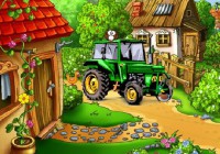 Farm Tractor Hidden Objects