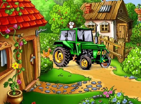 Farm Tractor Hidden Objects