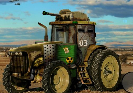 Army Tractor Hidden Numbers