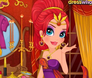 Elements Makeover Fire Princess