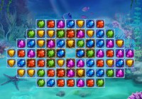宝石の色を3つ以上揃えて消していくゲーム SeaTreasure Match
