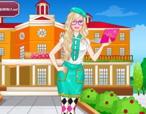 Barbie Nerdy Princess Dess up