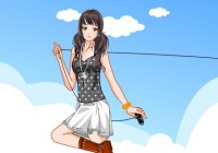 Flying Kite Girl