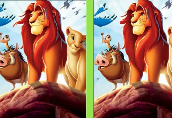 The Lion King Spot The Difference