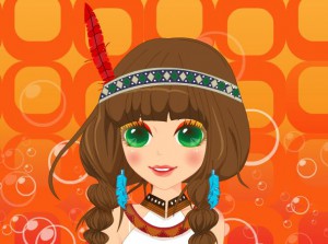 woLovely Indian Girl Make Up