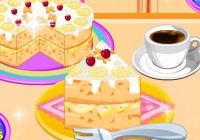 バナナスプリットケーキ