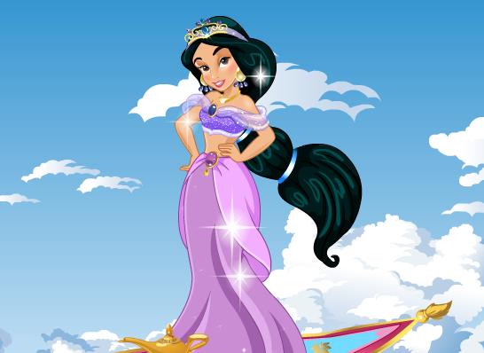Princess Jasmine And The Magic Carpet