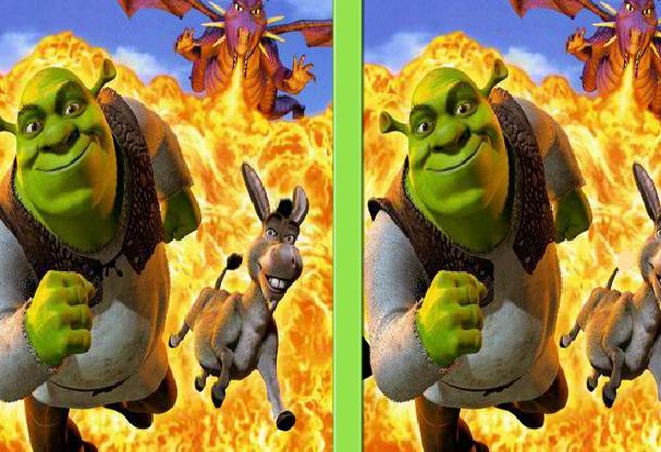 Shrek Spot The Difference