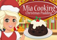 Mia Cooking Christmas Pudding