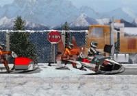 Snowmobile Winter Racing