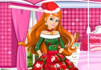 Barbie's Christmas Patchwork Dress