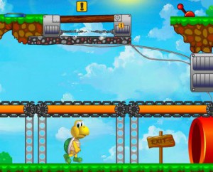 Tortoise Run After Mario