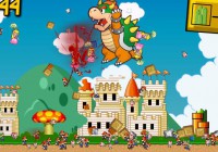 クッパが街を破壊するゲーム Bowser World Destroyer