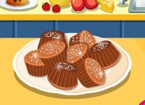 チョコレートバナナマフィン