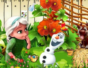 Frozen Princess Garden