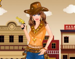 Barbie Western Dressup