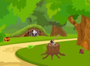 Little Panda Forest Escape