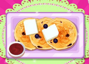 ブルーベリーパンケーキ