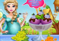 Pregnant Elsa Ice Cream Cravings