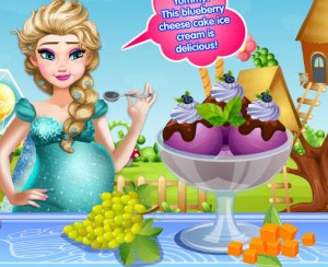 Pregnant Elsa Ice Cream Cravings