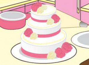 Mia Cooking Wedding Cake