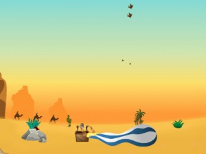 Desert land escape