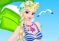 Elsa's Beach Day