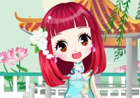 Cute Girl Cheongsam