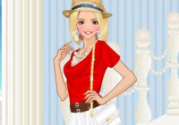 Bold Red Dress Up Game