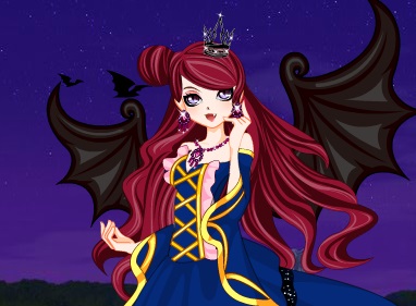 VAMPIRE QUEEN DRESS DESIGN