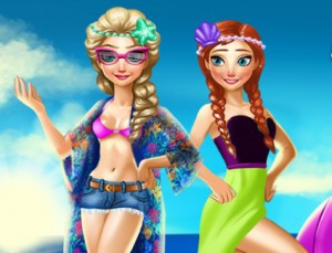 Elsa And Anna Summer Break