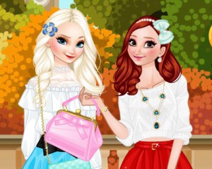 Frozen Sisters Autumn Travelling