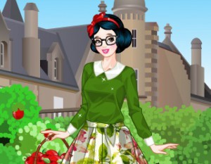 Snow White Apple Farmer Dress Up Game
