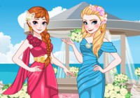 Elsa And Anna Bridesmaid Dresses