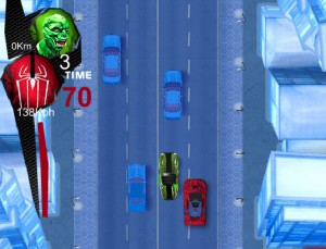 spiderman strike racer