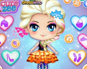 Chibi Elsa's Modern Makeover