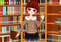 Girl in Library