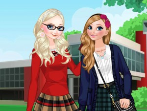 Frozen Sisters College Life