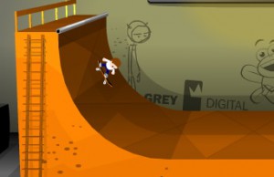 Half Pipe Skateboarding