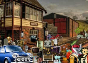 Scary Train Station Hidden Object